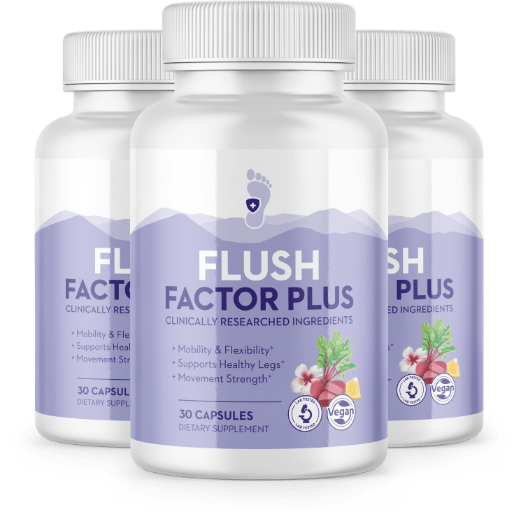 FlushFactor Plus - 2 + 1 Bottles